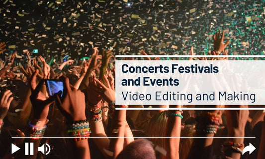 Video Editing and Making for Concerts Festivals and Events | editing | adobe, premiere pro, video content, video marketing, video producing, video production | Hui Creative Services Inc