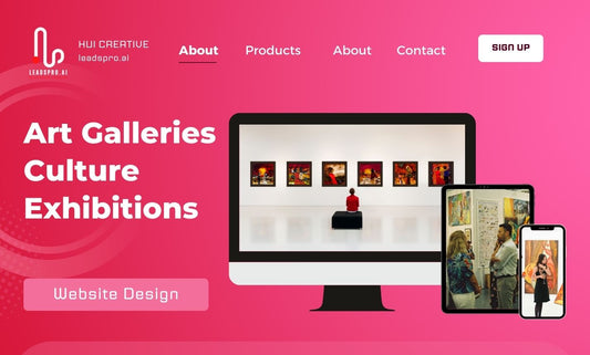 Website Design for Art Gallery and Culture Event | website | bigcommerce, shopify, squarespace, website, wix, woocommerce, wordpress | Hui Creative Services Inc