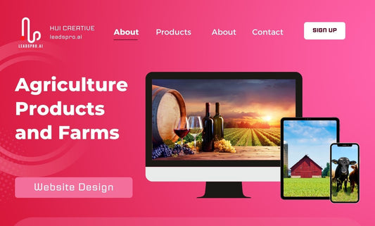 Website Design for Agriculture Products and Farms | website | bigcommerce, shopify, squarespace, website, wix, woocommerce, wordpress | Hui Creative Services Inc
