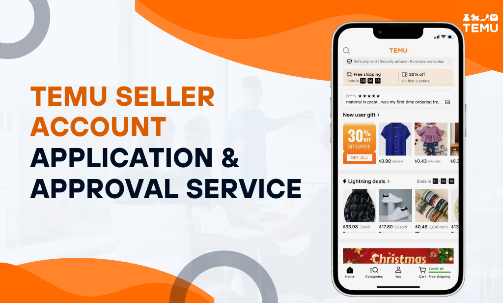 Temu Merchant Seller Account Application & Approval Service