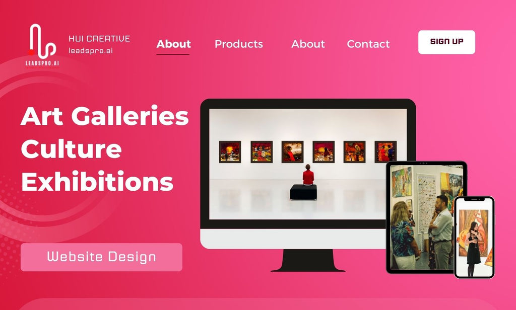 Website Design for Art Gallery and Culture Event | website | bigcommerce, shopify, squarespace, website, wix, woocommerce, wordpress | Hui Creative Services Inc