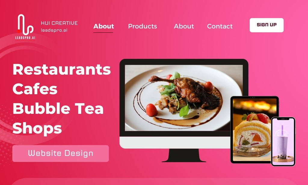 Website Design for Restaurants Cafes Dessert Bubble Tea Shops | website | bigcommerce, shopify, squarespace, website, wix, woocommerce, wordpress | Hui Creative Services Inc