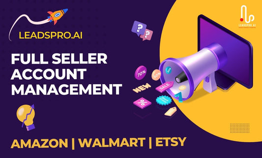 Full Seller Account Management on Amazon Walmart Etsy | amazon fba seller service | amazon fba seller | Hui Creative Services Inc