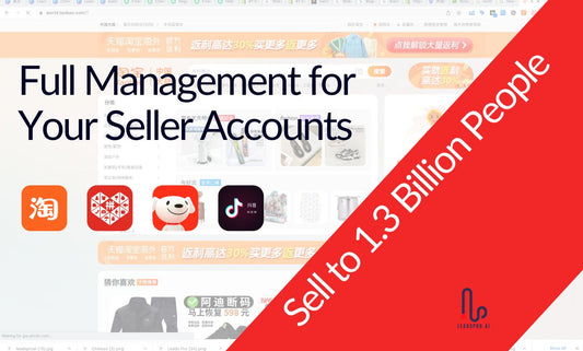 Full Management of Your Seller Account on Chinese Online Marketplaces DouYin, Pinduoduo, Taobao, JD and Sell to 1.3 Billion Customers | chinese company | china, douyin, jd, jingdong, pdd, pinduoduo, taobao | Hui Creative Services Inc