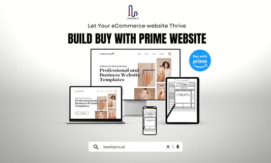 Build Amazon Buy with Prime Store or Install Buy with Prime Button on Your eCommerce Website | website | amazon fba seller, buy with prime, shopify, website | Leads Pro AI