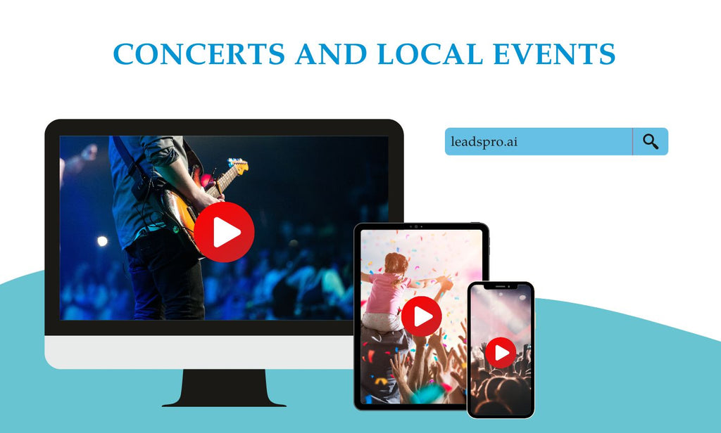 Build Website or Landing Page with Explainer Video for Concerts and Local Events | website | website | Hui Creative Services Inc