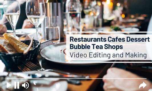 Video Editing and Making for Restaurants Cafes Dessert Bubble Tea Shops | editing | adobe, premiere pro, video content, video marketing, video producing, video production | Hui Creative Services Inc